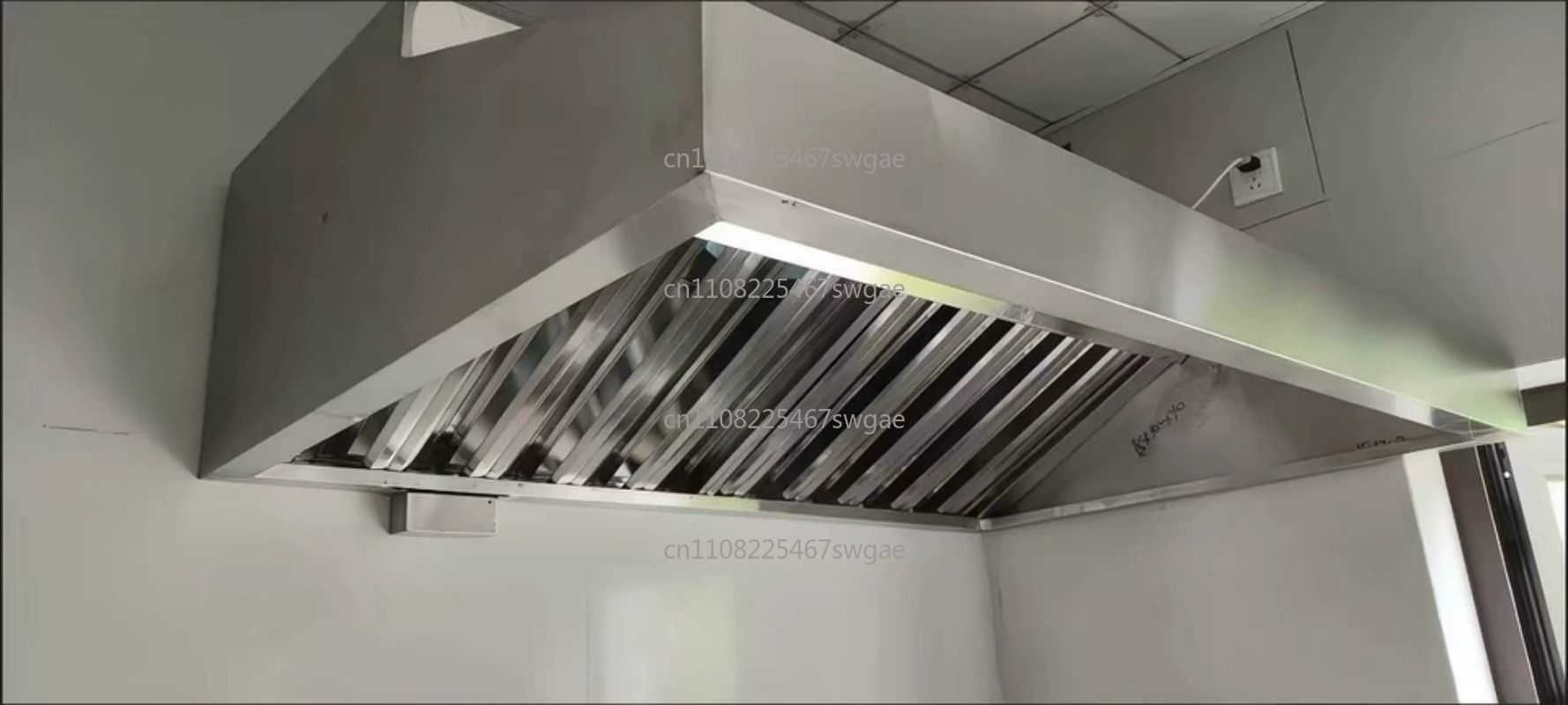Commercial Exhaust Hood - Staal keukenafzuigkap hoge capaciteit voor restaurant