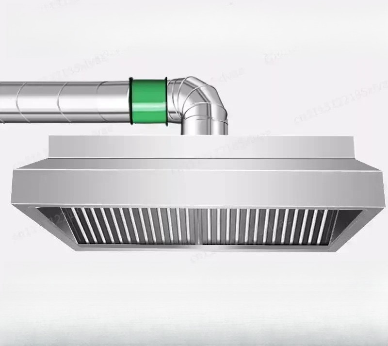 Commercial Exhaust Hood - Versterkte RVS afzuigkap, krachtige commerciële afzuigkap