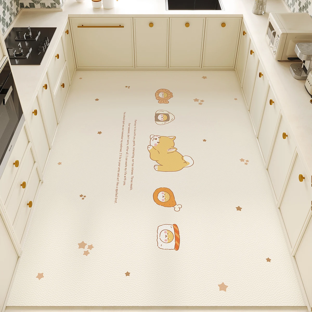 Commercial Kitchen Vinyl - PVC Keukentapijt Waterdicht Antislip Vloermat Oliebestendig