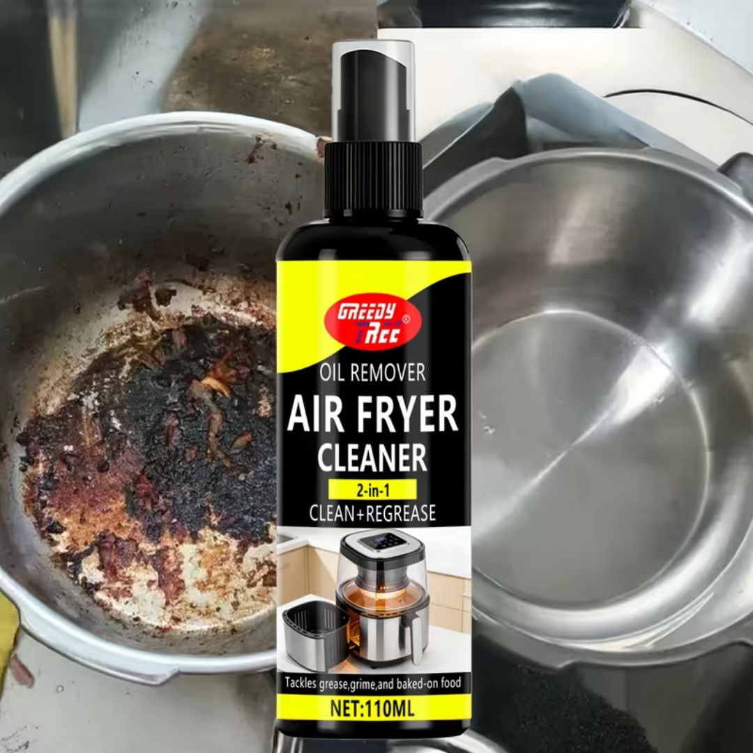 Commercial Kitchen Grease Cleaner - 110ml Greedy Tree Airfryer Reinigingsspray, 2-in-1