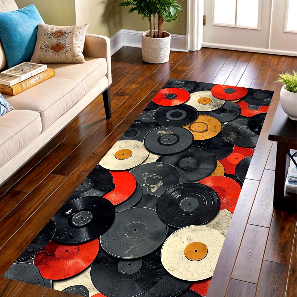 Commercial Kitchen Vinyl - Vintage vinylplaat vloerkleed met lange lengte,