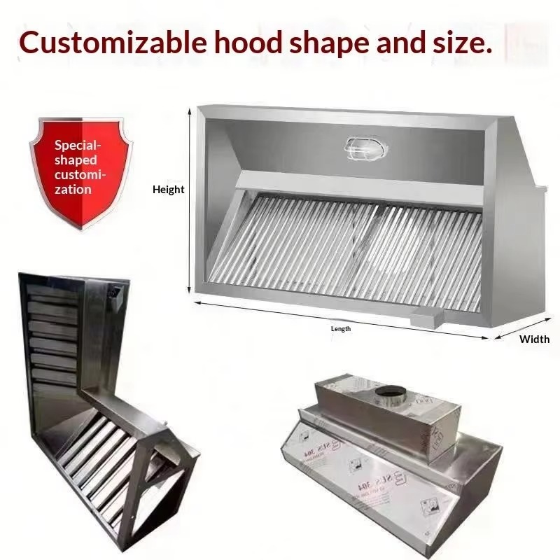 Commerciële aanpasbare wandgem - Commercial Exhaust Hood recensie en prijs