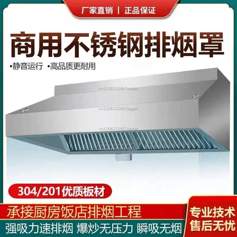 Staal keukenafzuigkap hoge cap - Commercial Exhaust Hood recensie en prijs