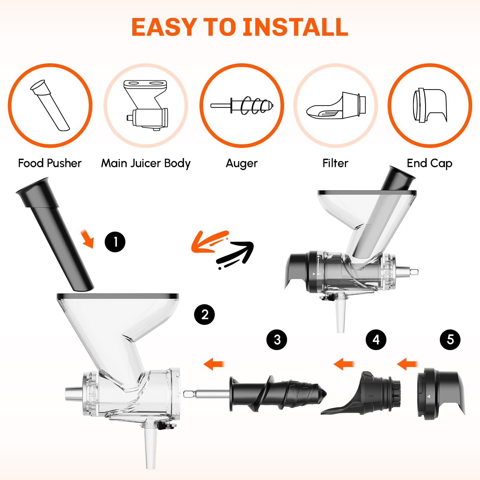 Kauwende sapcentrifuge-aanbouw - Commercial Kitchenaid recensie en prijs